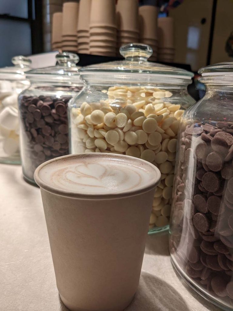 Hot Chocolate Bar 2 - Mobile Coffee Hire - The Rolling Bean