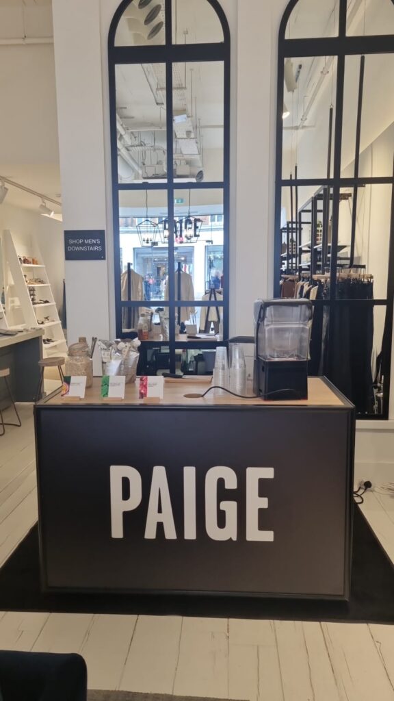 Smoothie Bar Paige Store 1 - Mobile Coffee Hire - The Rolling Bean