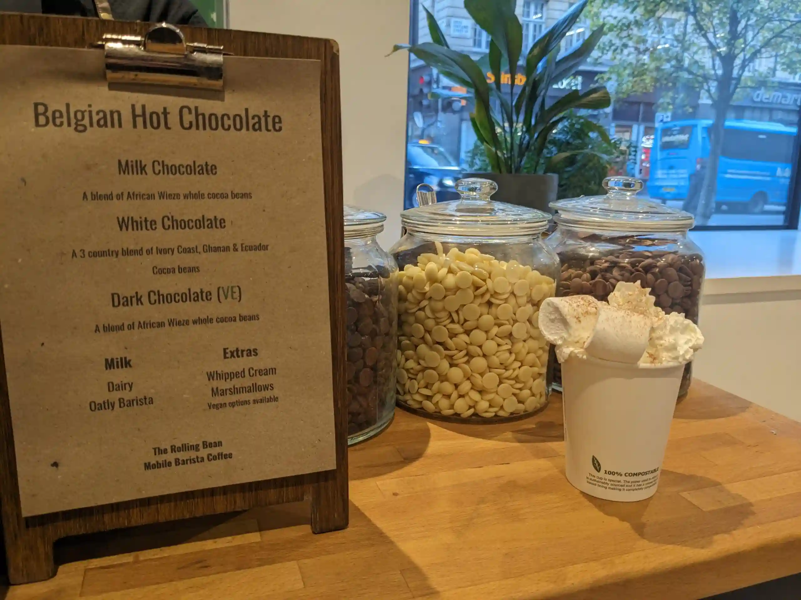 Mobile Hot Chocolate Bar Hire
