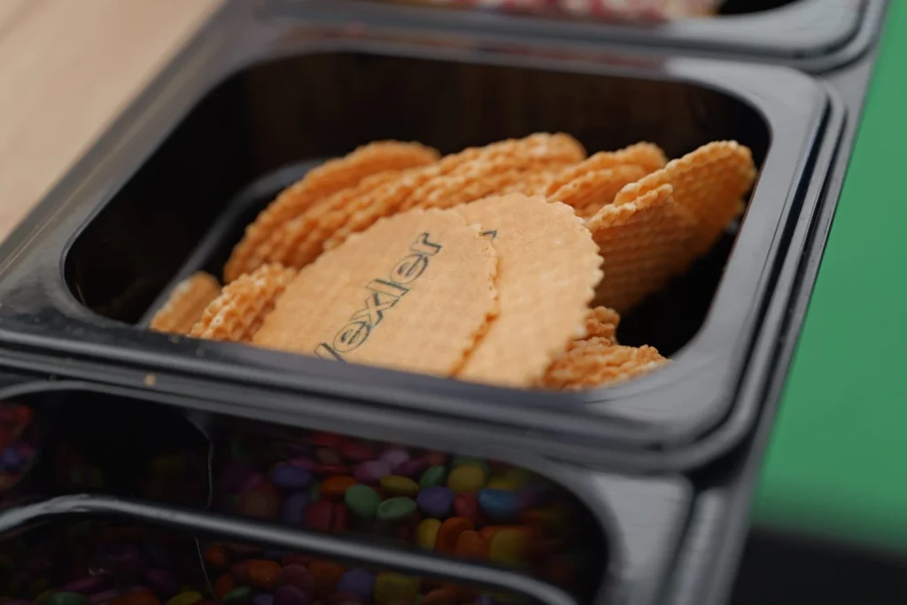 branded ice cream wafers